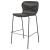 McKinley Faux Rattan Bar Stool with Metal Base