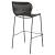 McKinley Faux Rattan Bar Stool with Metal Base
