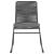 Jerome Woven Rope Stackable Side Chair with Metal Base