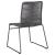 Jerome Woven Rope Stackable Side Chair with Metal Base