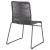Jerome Woven Rope Stackable Side Chair with Metal Base