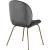 Paris Velvet Dining Chair with Polished Gold Metal Frame