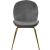 Paris Velvet Dining Chair with Polished Gold Metal Frame