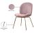 Paris Velvet Dining Chair with Polished Metal Frame