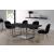 Paris Velvet Dining Chair with Polished Metal Frame