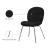Paris Velvet Dining Chair with Polished Metal Frame