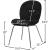 Paris Velvet Dining Chair with Polished Metal Frame