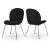 Paris Velvet Dining Chair with Polished Metal Frame