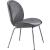 Paris Velvet Dining Chair with Polished Metal Frame