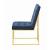Cisco Velvet Tufted Back Side Chair