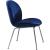 Paris Velvet Dining Chair with Polished Chrome Metal Frame