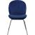 Paris Velvet Dining Chair with Polished Metal Frame