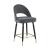 Lindsey Arched Back Velvet Counter Stool