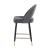 Lindsey Arched Back Velvet Counter Stool