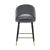 Lindsey Arched Back Velvet Counter Stool