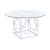 Starlight Round Glass Top Dining Table