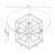 Starlight Round Glass Top Dining Table