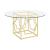 Starlight Round Glass Top Dining Table