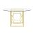 Starlight Round Glass Top Dining Table