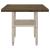 Sarasota Counter Height Table with Shelf Storage