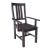 Calandra Wood Slat Back Arm Chair