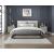 Linna Chenille Eastern King Platform Bed