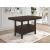 Prentiss Extendable Rectangular Wood Veneer Counter Height Table with Butterfly Leaf