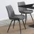 Diggs Leatherette Tufted Swivel Dining Chair
