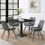 Diggs Leatherette Tufted Swivel Dining Chair