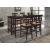 Carmina Wood Veneer Rectangular Counter Height Table