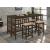 Gabriel Microfiber Backless Counter Height Stool with Wood Base
