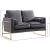 Mila Velvet Loveseat