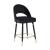 Lindsey Arched Back Velvet Counter Height Stool