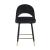 Lindsey Arched Back Velvet Counter Stool