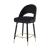 Lindsey Arched Back Velvet Counter Stool
