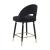 Lindsey Arched Back Velvet Counter Height Stool
