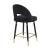 Lindsey Arched Back Velvet Counter Stool