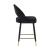 Lindsey Arched Back Velvet Counter Stool