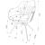 Trevon Leatherette Tufted Side Chair