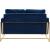 Mila Velvet Loveseat