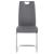 Brooklyn Letherette Upholstered Side Chairs with S-frame Chrome Base