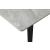 Mina Rectangular Ceramic Dining Table with Walnut Veneer Extension Leaf 