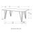 Topeka Live-edge Wood Dining Table with Hairpin Legs
