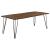 Neve Live-edge Wood Dining Table with Hairpin Legs