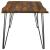 Neve Live-edge Wood Dining Table with Hairpin Legs