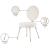 Brandy Dining Chair with Iron Metal Frame