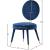 Brandy Dining Chair with Iron Metal Frame