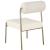 Carly Boucle Fabric & Faux Leather Dining Chair