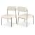 Carly Boucle Fabric & Faux Leather Dining Chair