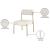 Carly Boucle Fabric & Faux Leather Dining Chair